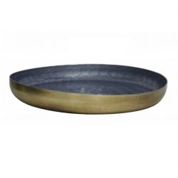 Schaal blauw / goud