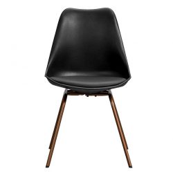 FAb interieurhulp interieurstijl industrieel kuipstoel lederlook zwart koper