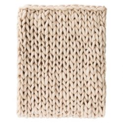 raw chic interieur plaid deken